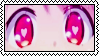 anime heart eyes stamp