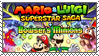 mario & luigi superstar saga & bowser's minions stamp